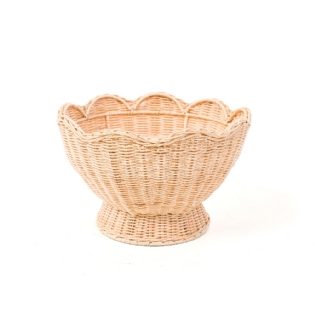 Cesto Fruteira Rattan Isabella Gobbi - Ø:35 X A:25 CM