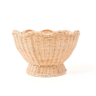 Cesto Fruteira Rattan Isabella Gobbi - Ø:35 X A:25 CM