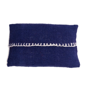 Capa Almofada Algodao Puro & Linho Maris Dark Blue L:50 X P:30 X A:10 CM