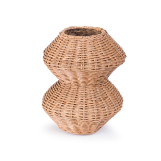Vaso Rattan Paola Ribeiro 2 - Ø:15 X A:15 CM