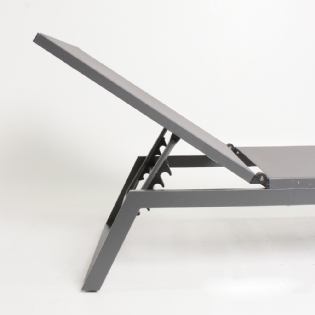 Espreguicadeira Allu Sollar Cinza - L:197 X P:64 X A:34 CM