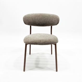 Cadeira Djerba Marrom Médio - Pés em Wood Paint - L:55 X P:61,5 X A:78,5 CM