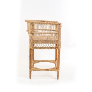 Banqueta Rattan Selayar - L:60 X P:65  X A:96 CM