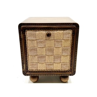 Mesa Cabeceira Teca Lonnie - L:45 X P:40 X A:50 CM