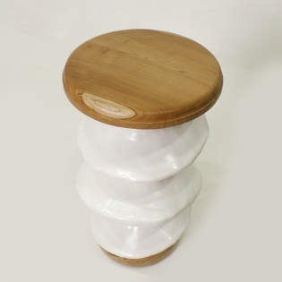 Mesa Lateral Camadas - Ø:40 X A:70 CM