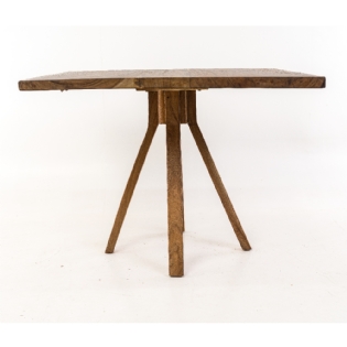 Mesa Quadrada Madeira Ulwuatu - L:100 X P:100 X A:75 CM