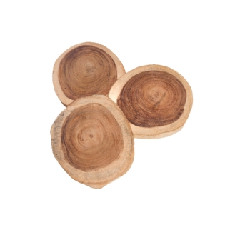 Mesa Centro | Lateral Teca Bonnet - L:127X P:120 X A:45 CM