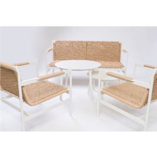 Conjunto Aluminio/Rattan Sintetico 5 Peças Summer