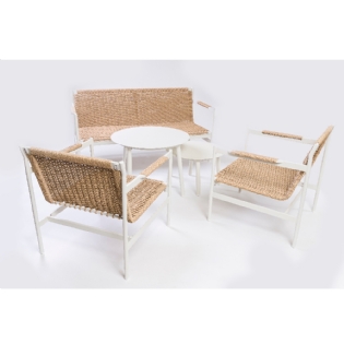 Conjunto Aluminio/Rattan Sintetico 5 Peças Summer