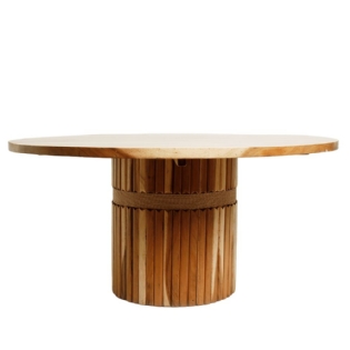 Mesa Redonda Madeira Cave - Ø:165 X A:78 CM