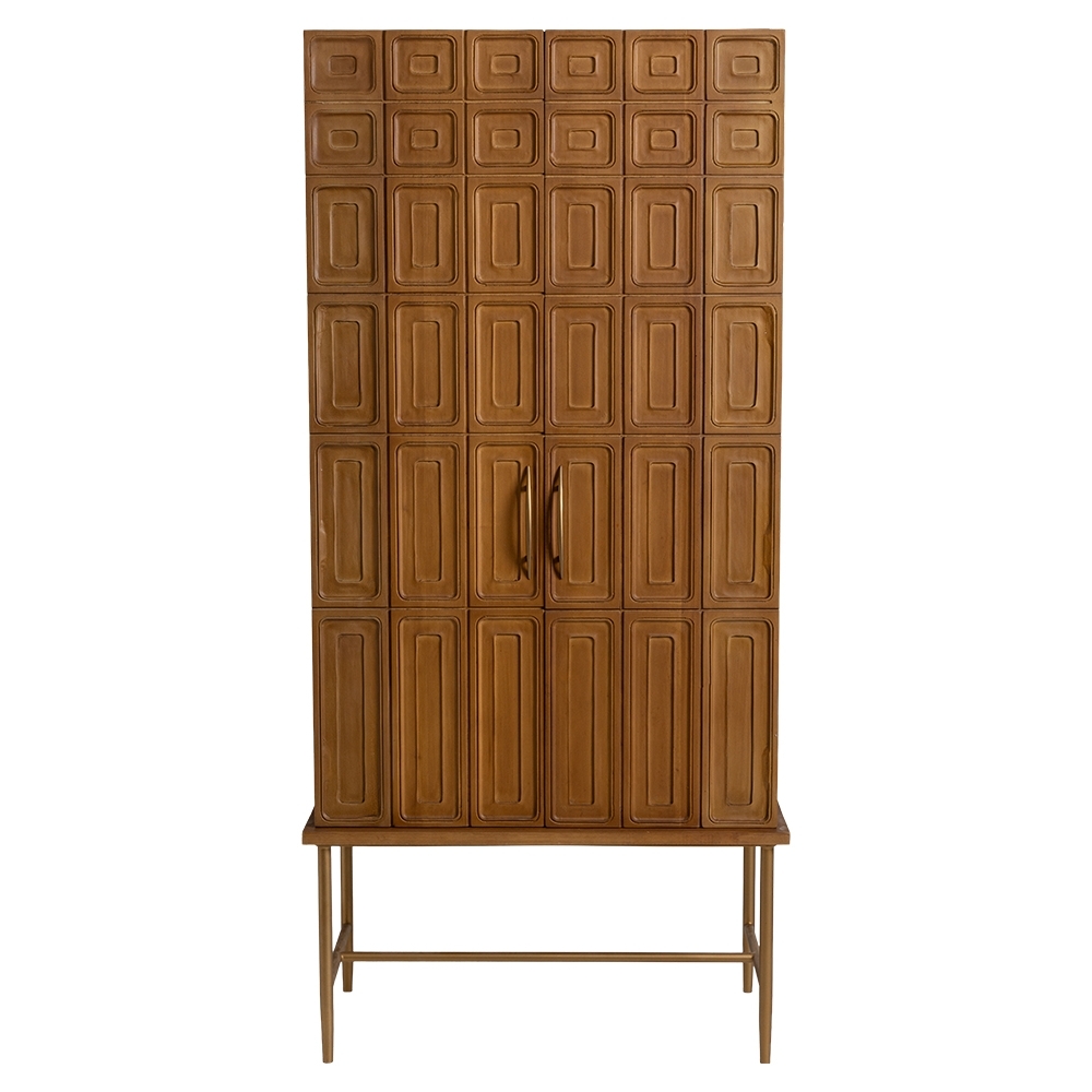 Armario Teca Tukar C75xL43xA180cm