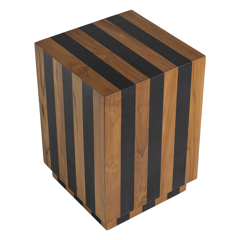 Banco | Mesa Madeira Teca Saji Ukir C35xL35xA50cm