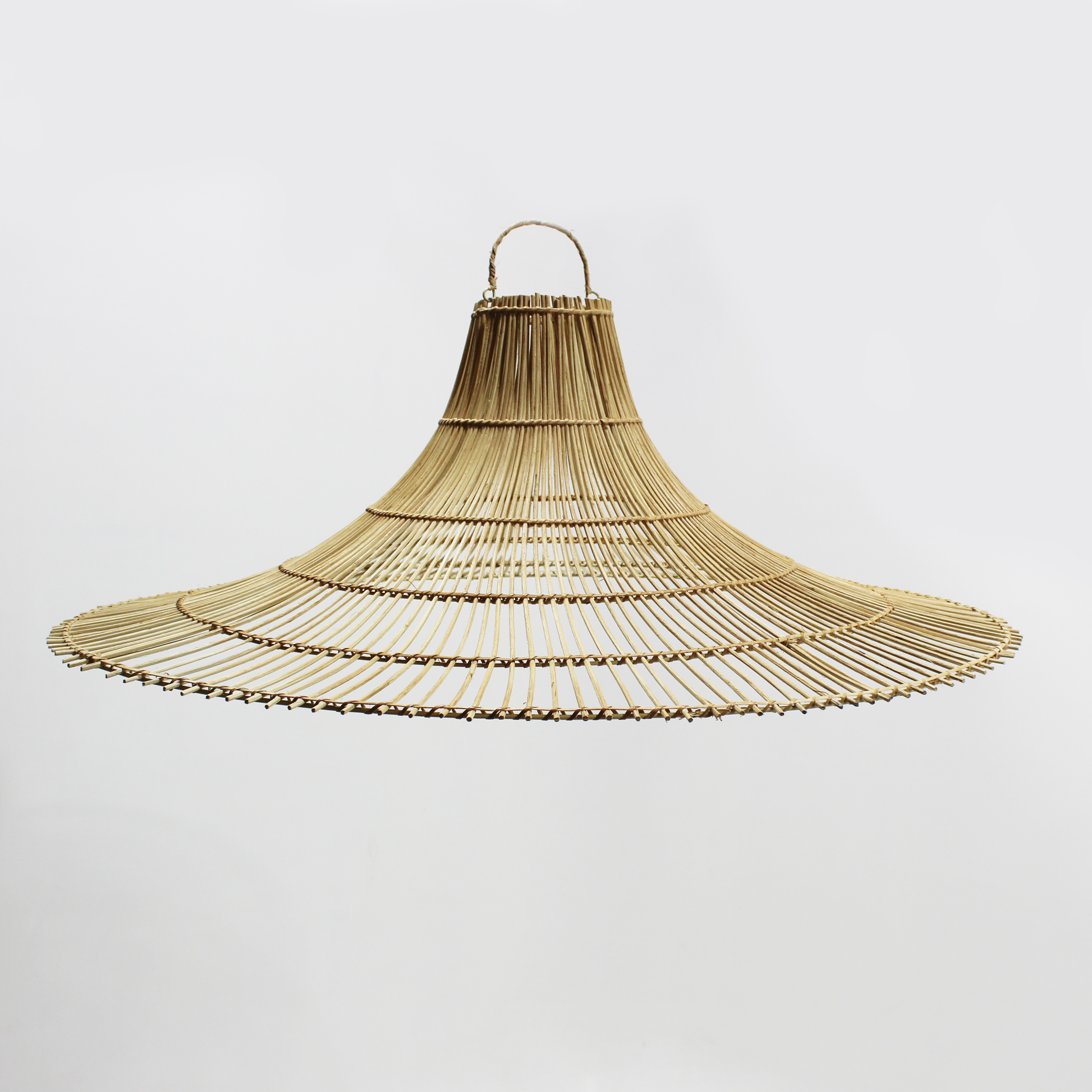 Pendente Rattan Daire Ø:150 X A:40 CM