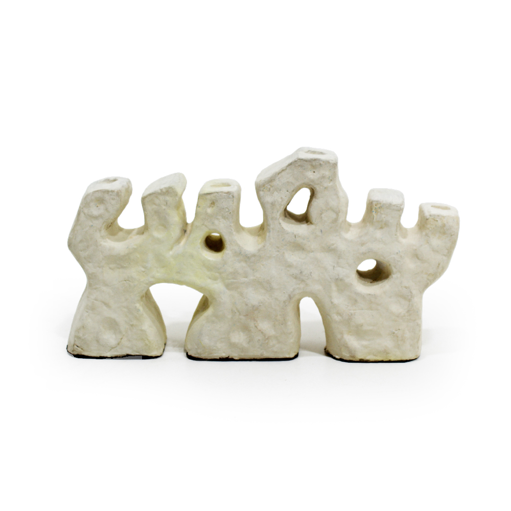 Suporte Vela Terracota Abie - L:50 X P:8 X A:25 CM