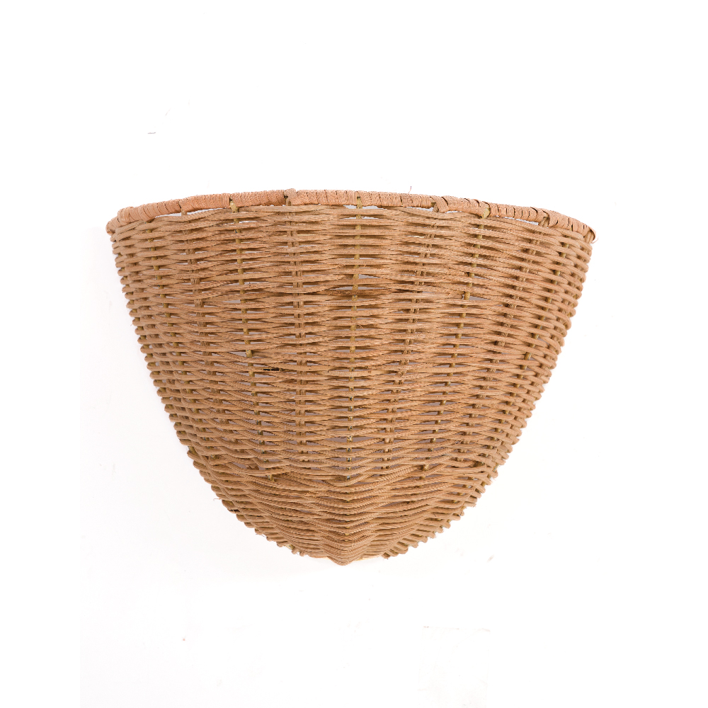 Arandela Rattan Taza - L:26 X A:22 CM