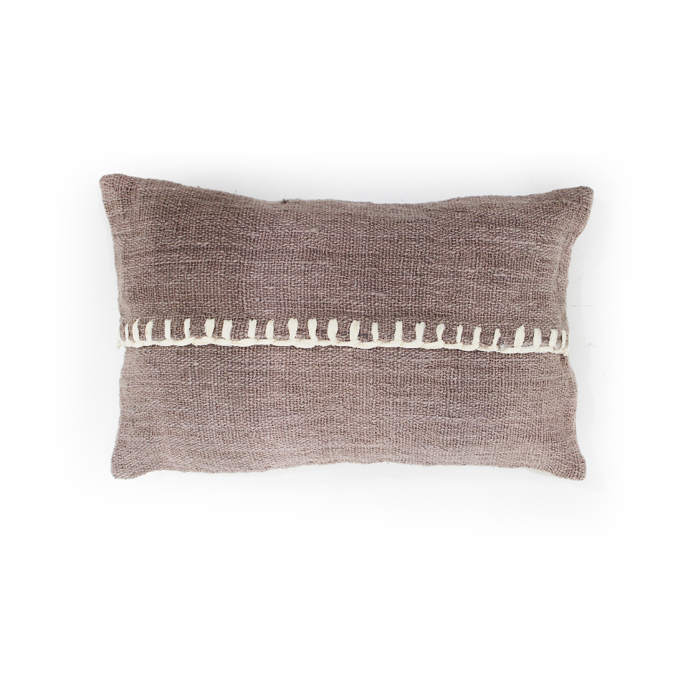 Capa Almofada Algodao Puro & Linho Maris Grey L:50 X A:30 X A:10 CM
