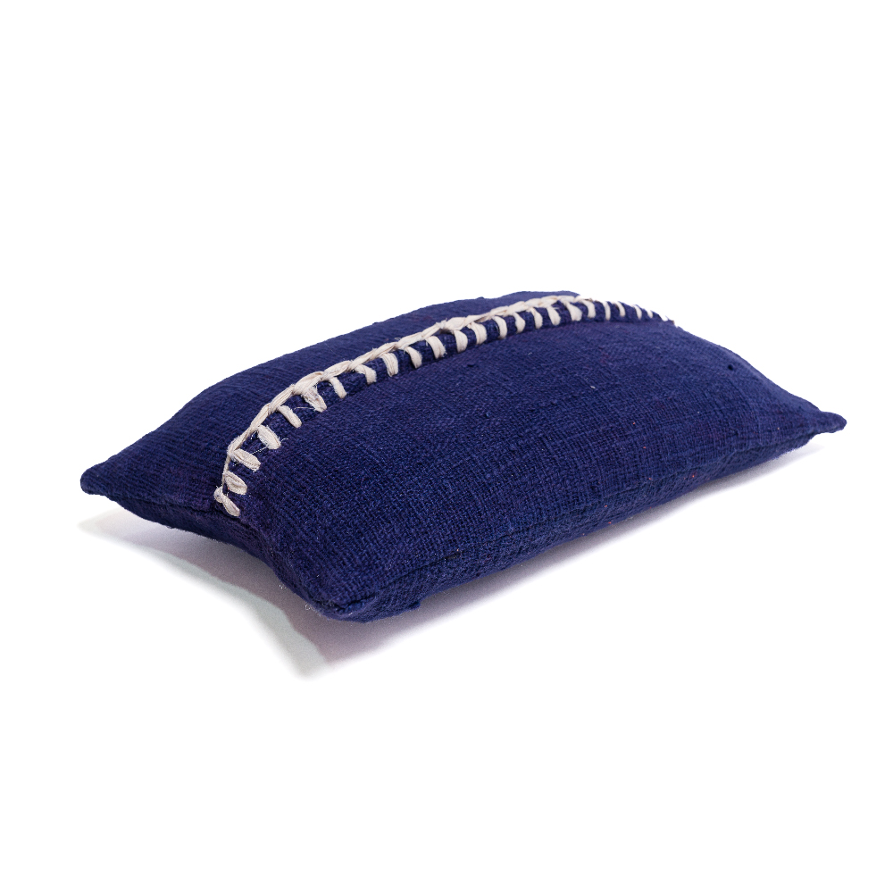 Capa Almofada Algodao Puro & Linho Maris Dark Blue L:50 X P:30 X A:10 CM