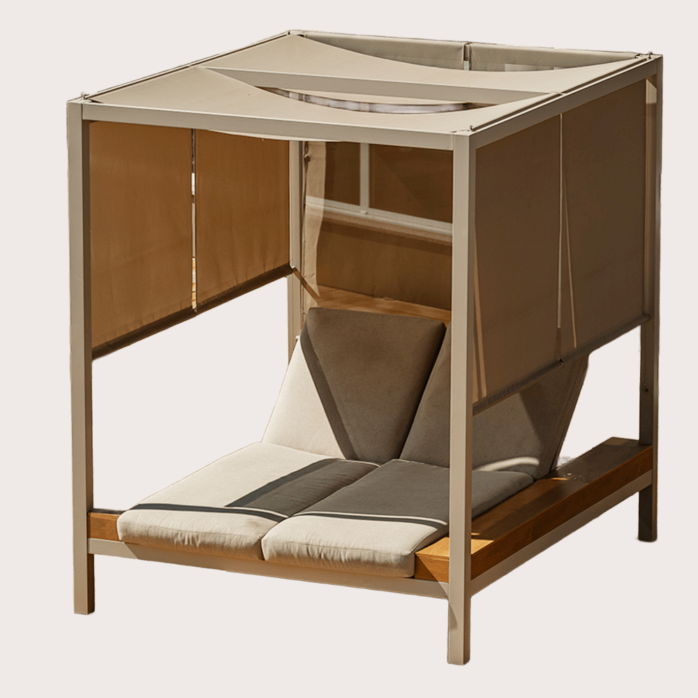 Gazebo Aluminio Lounge - L:195 X P:160 X A:196 CM