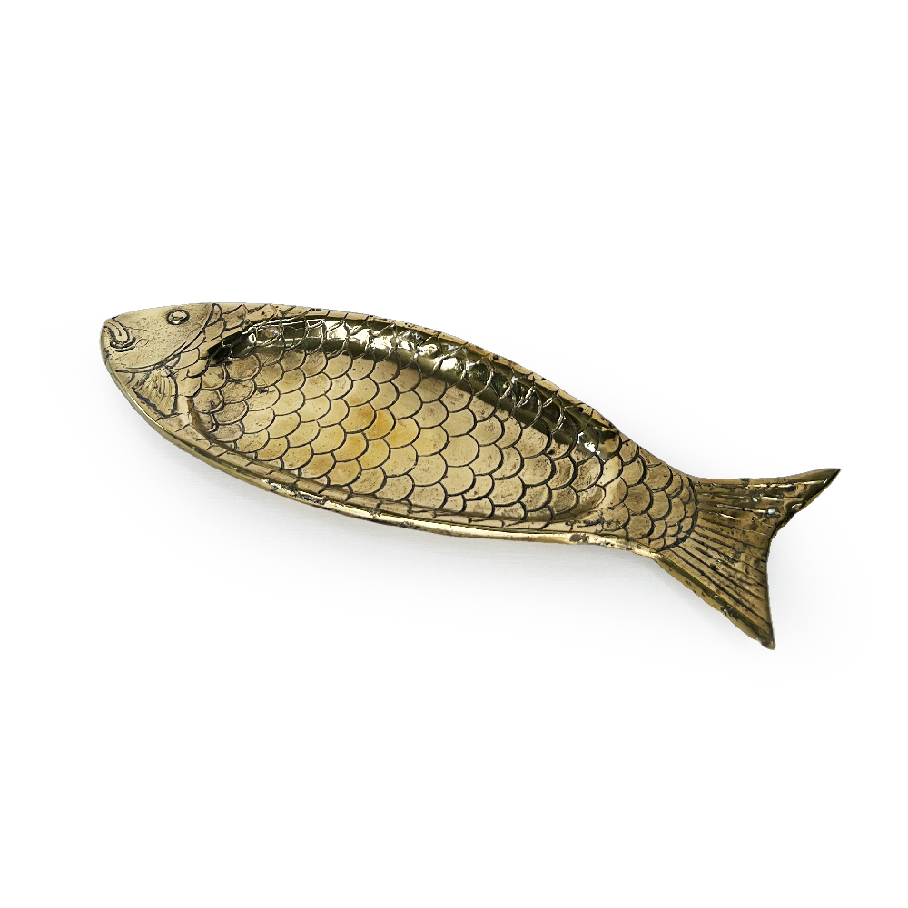 Bandeja Bronze Fish - L:22 CM