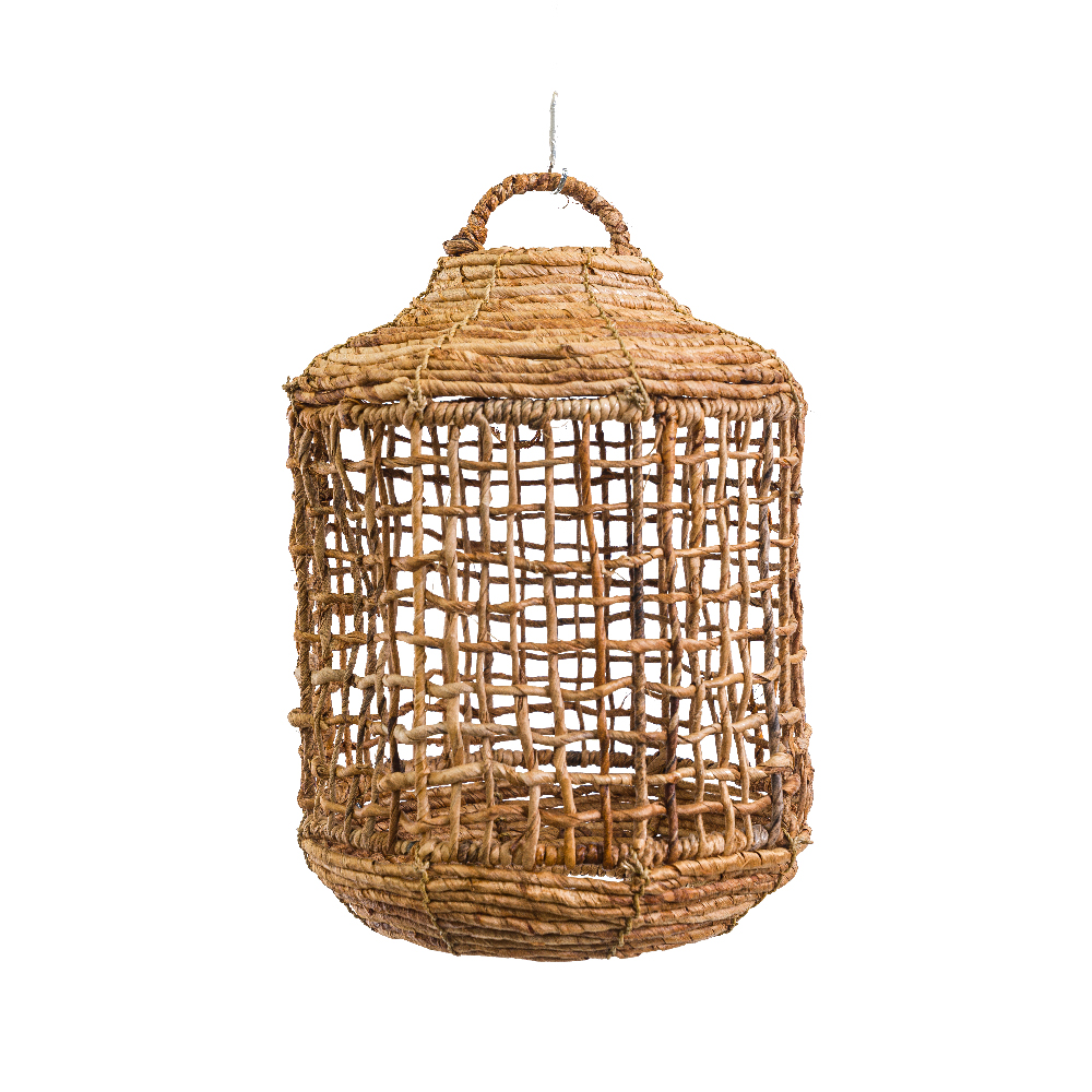 Pendente Fibra Natural Nusan - Ø44xA30cm