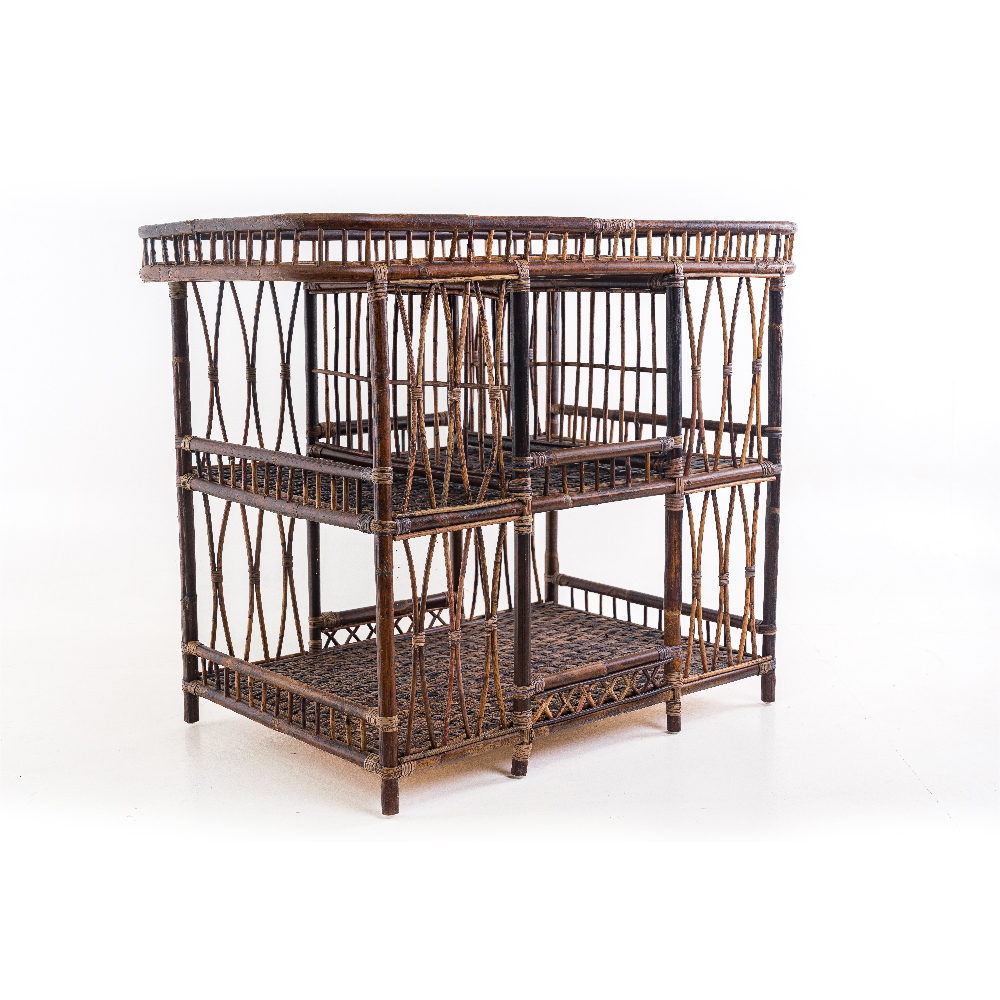 Aparador Bar Rattan Cave  - L:115 X P:66 X A:93 CM