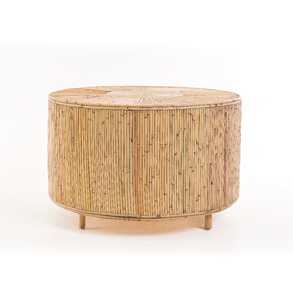 Mesa Centro Rattan Isla -  Ø:80 X A:50 CM