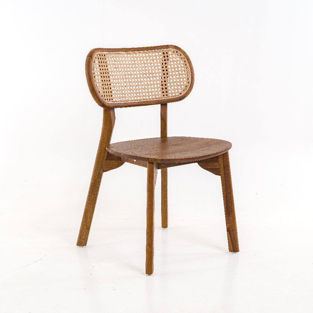 Cadeira Madeira Peanut - L:40 X P:48 X A:80 CM