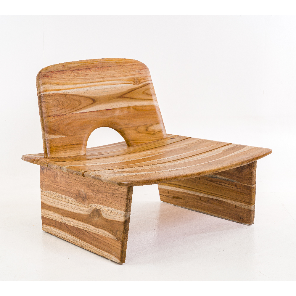 Poltrona Madeira Cave - L:84 X P:74 X A:74 CM