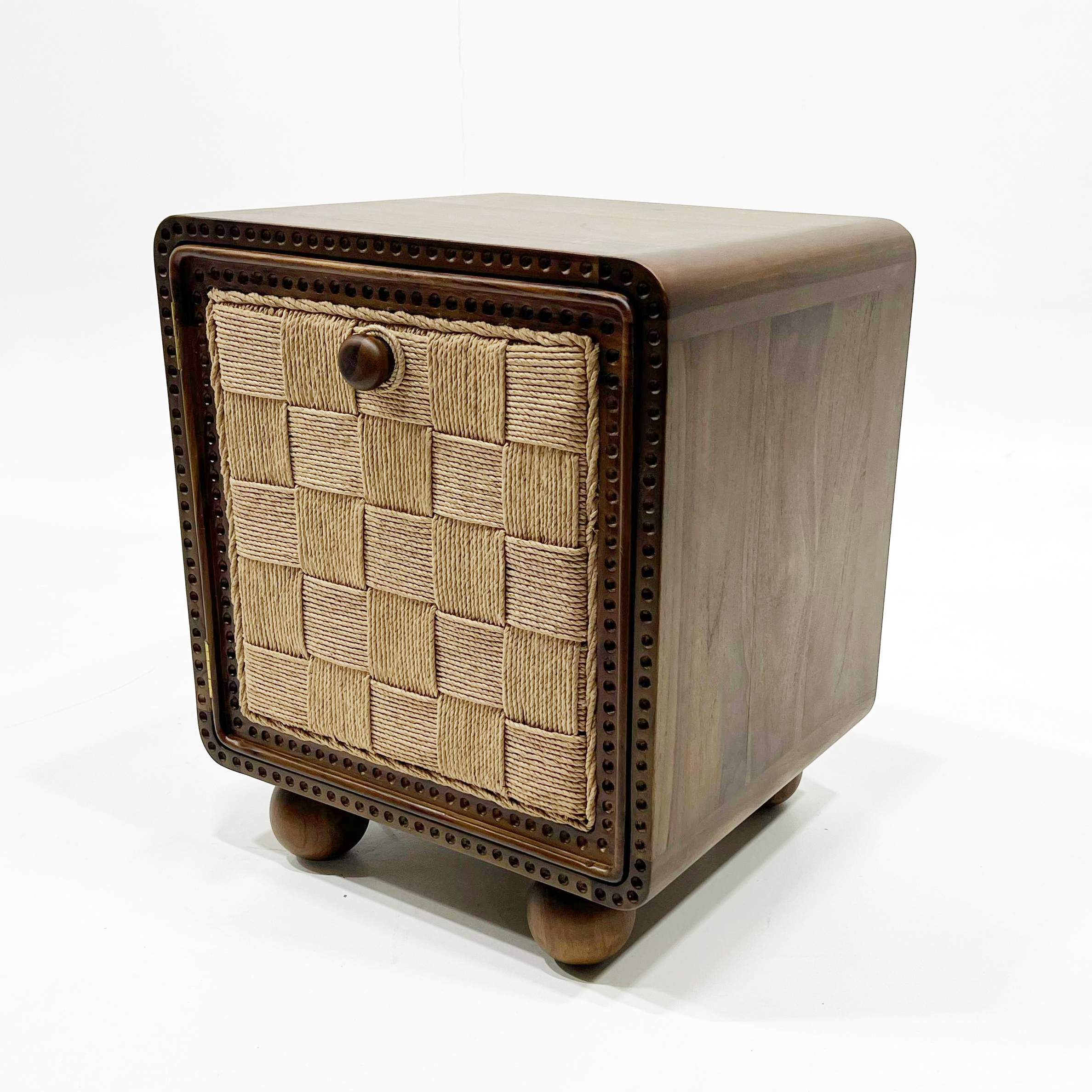 Mesa Cabeceira Teca Lonnie - L:45 X P:40 X A:50 CM